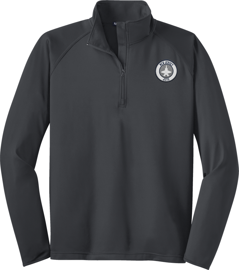 NJ Jets Sport-Wick Stretch 1/4-Zip Pullover