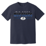 Mid-State Mustangs Heavyweight Ring Spun Tee