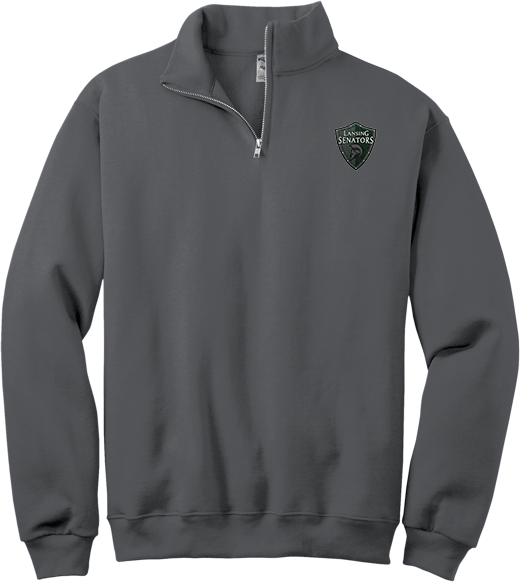 Lansing Senators NuBlend 1/4-Zip Cadet Collar Sweatshirt