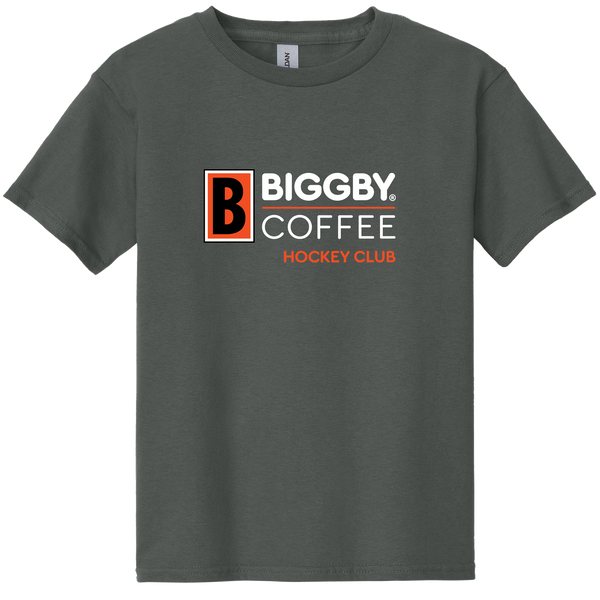 Biggby Hockey Club Youth Heavy Cotton 100% Cotton T-Shirt