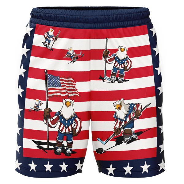 Youngstown Phantoms American Eagle Adult Workout Wear Shorts
