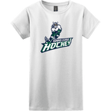 Hard Edge Hockey Softstyle Ladies' T-Shirt