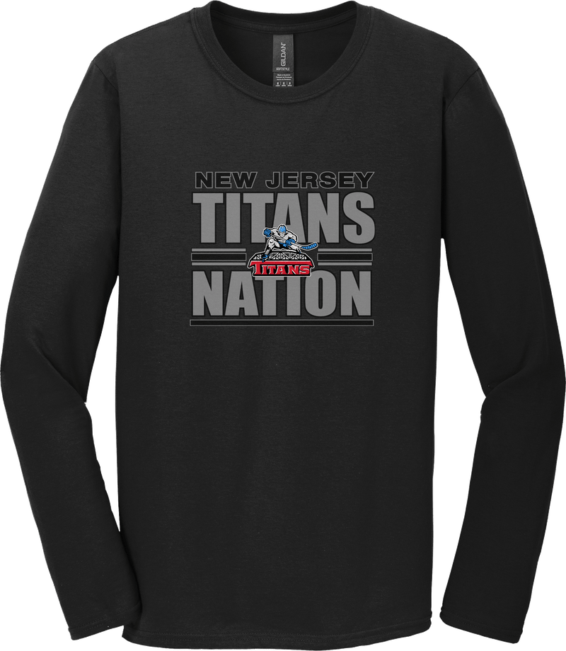 NJ Titans Softstyle Long Sleeve T-Shirt