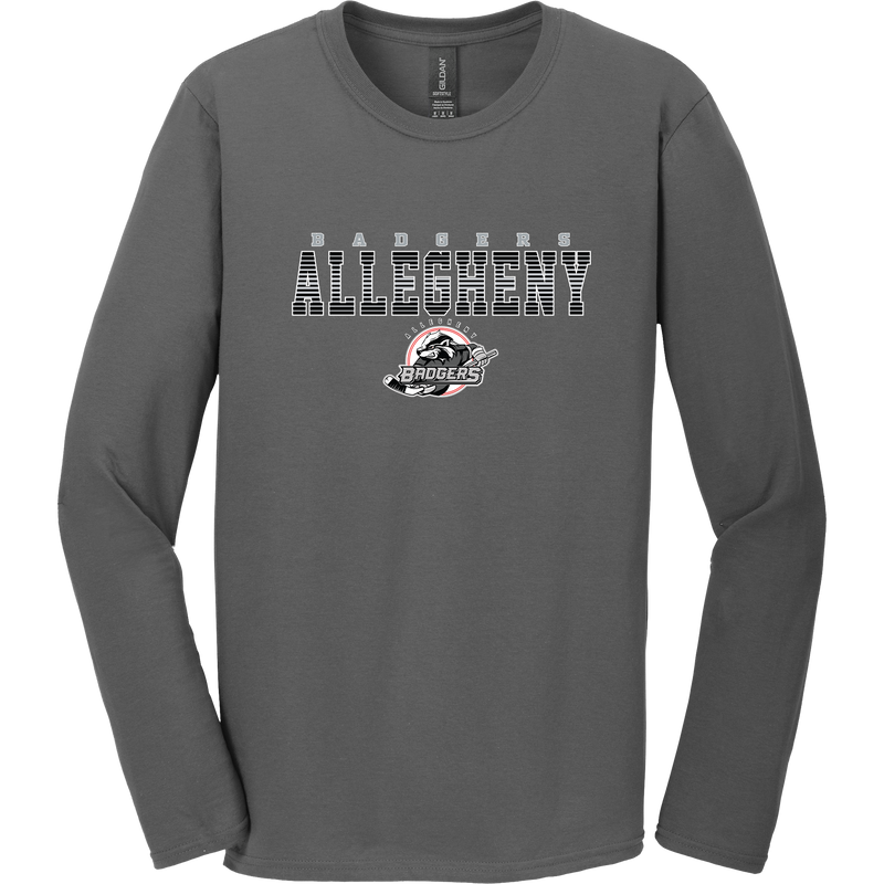 Allegheny Badgers Softstyle Long Sleeve T-Shirt