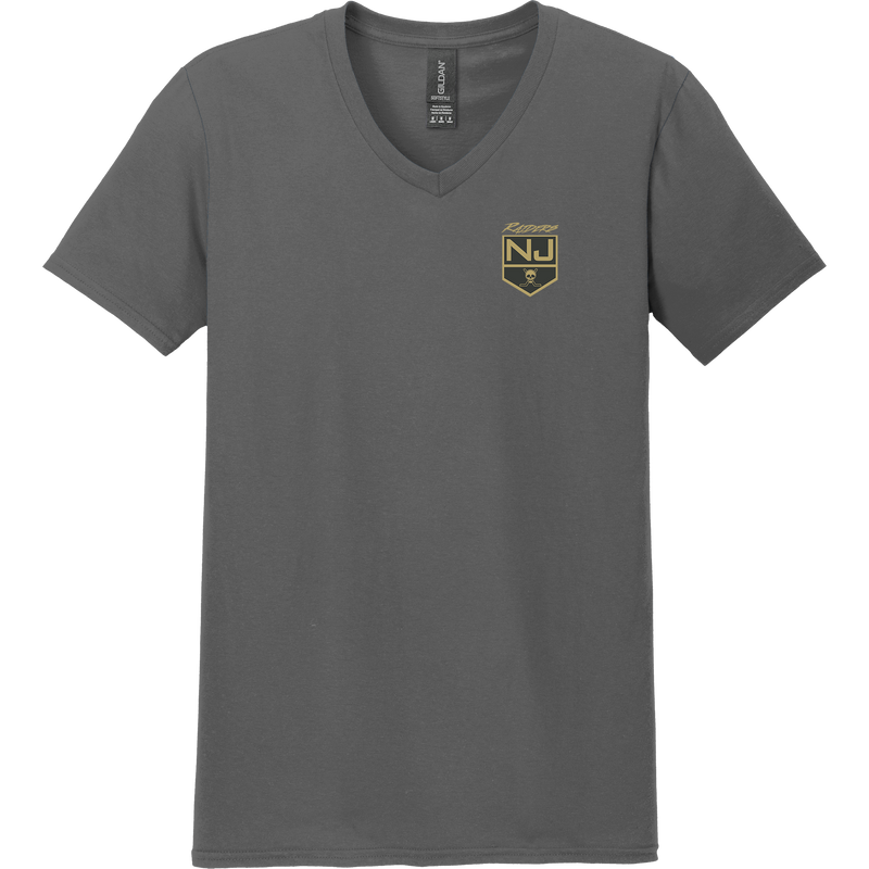 NJ Raiders Softstyle V-Neck T-Shirt