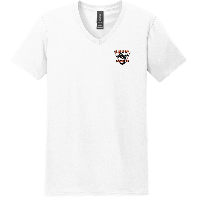 Biggby Bombers Softstyle V-Neck T-Shirt