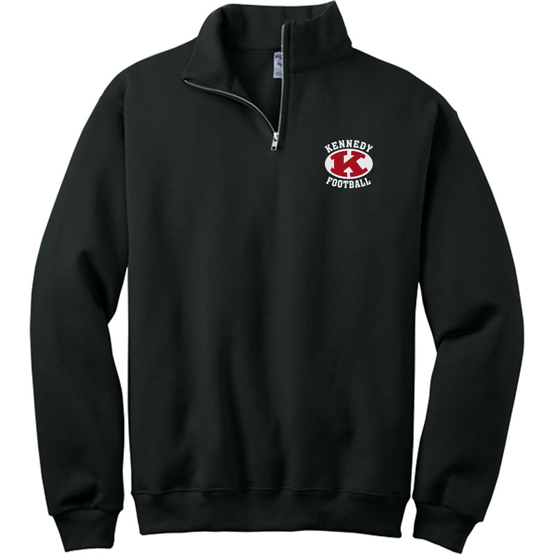 JFK Knights Football NuBlend 1/4-Zip Cadet Collar Sweatshirt