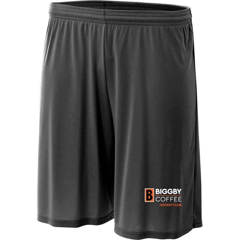 Biggby Coffee Hockey Club Youth Cooling Performance 6 Inch Short