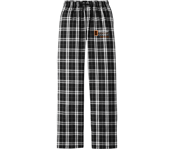 Biggby Coffee Hockey Club Women's Flannel Plaid Pant