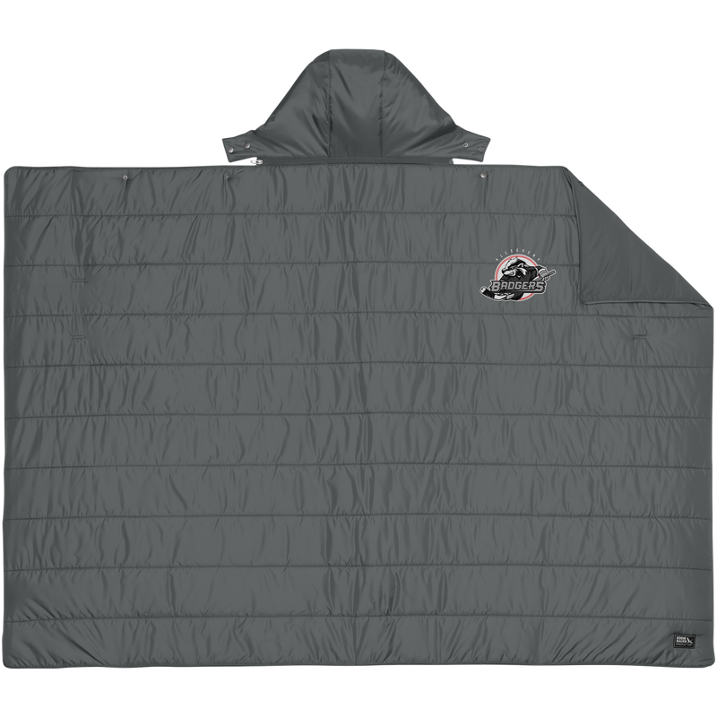 Allegheny Badgers Eddie Bauer Puffy Camp Poncho