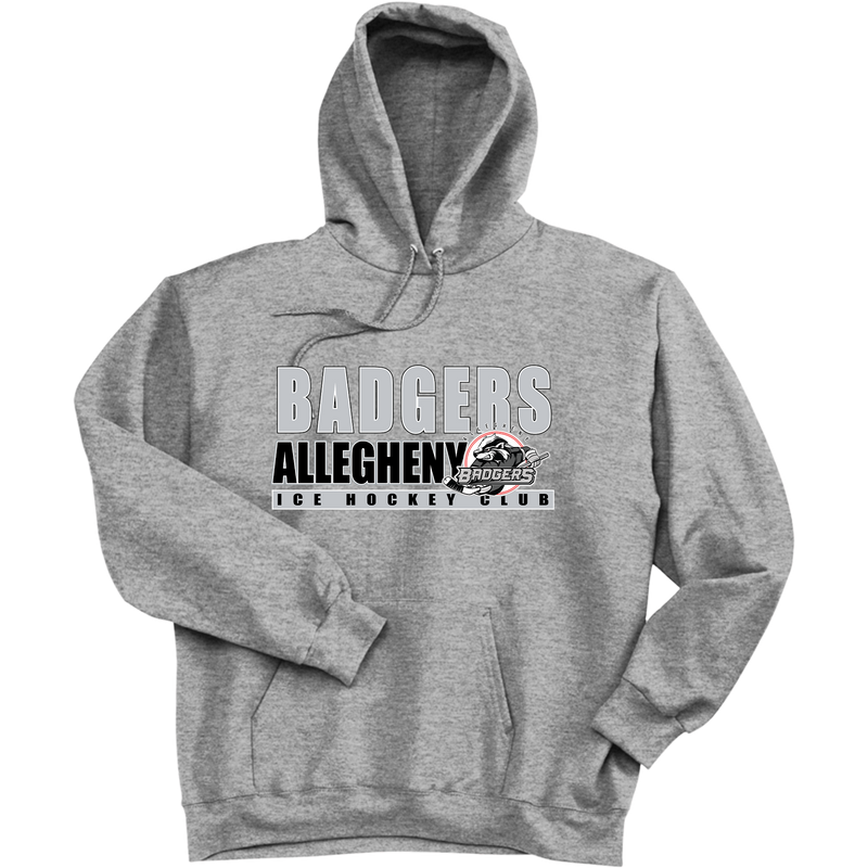 Allegheny Badgers Ultimate Cotton - Pullover Hooded Sweatshirt