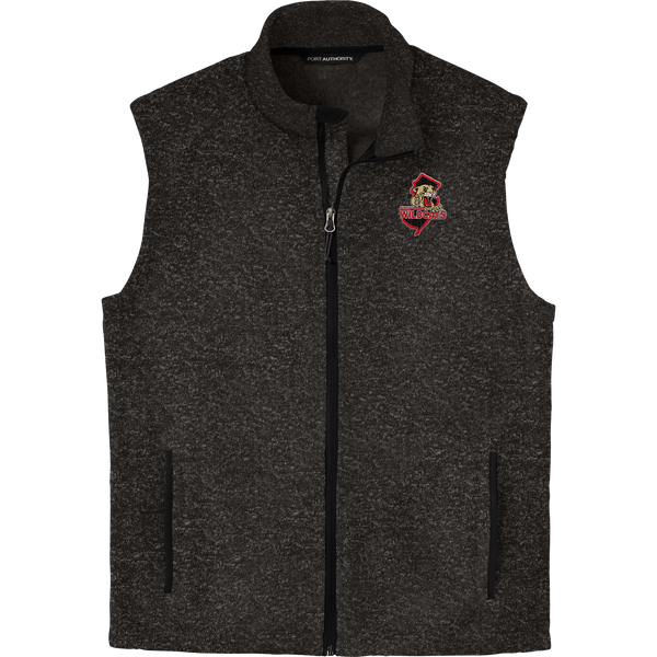 Jersey Shore Wildcats Sweater Fleece Vest