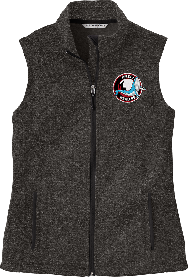 Jersey Shore Whalers Ladies Sweater Fleece Vest