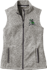 Atlanta Madhatters Ladies Sweater Fleece Vest