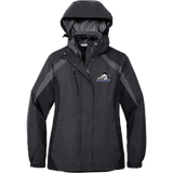 Mid-State Mustangs Ladies Colorblock 3-in-1 Jacket