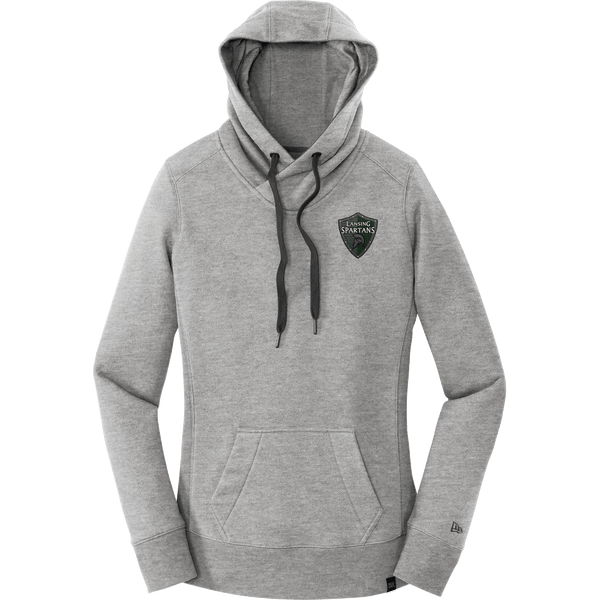 Lansing Spartans New Era Ladies French Terry Pullover Hoodie