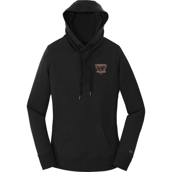 Biggby Bombers New Era Ladies French Terry Pullover Hoodie