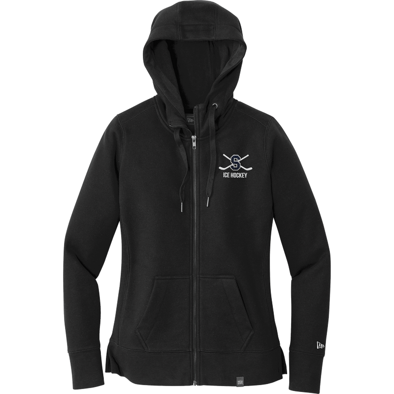 Midd South Hockey New Era Ladies French Terry Full-Zip Hoodie