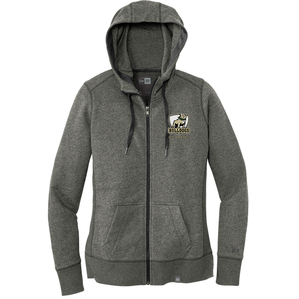 HVM Bulldogs New Era Ladies French Terry Full-Zip Hoodie