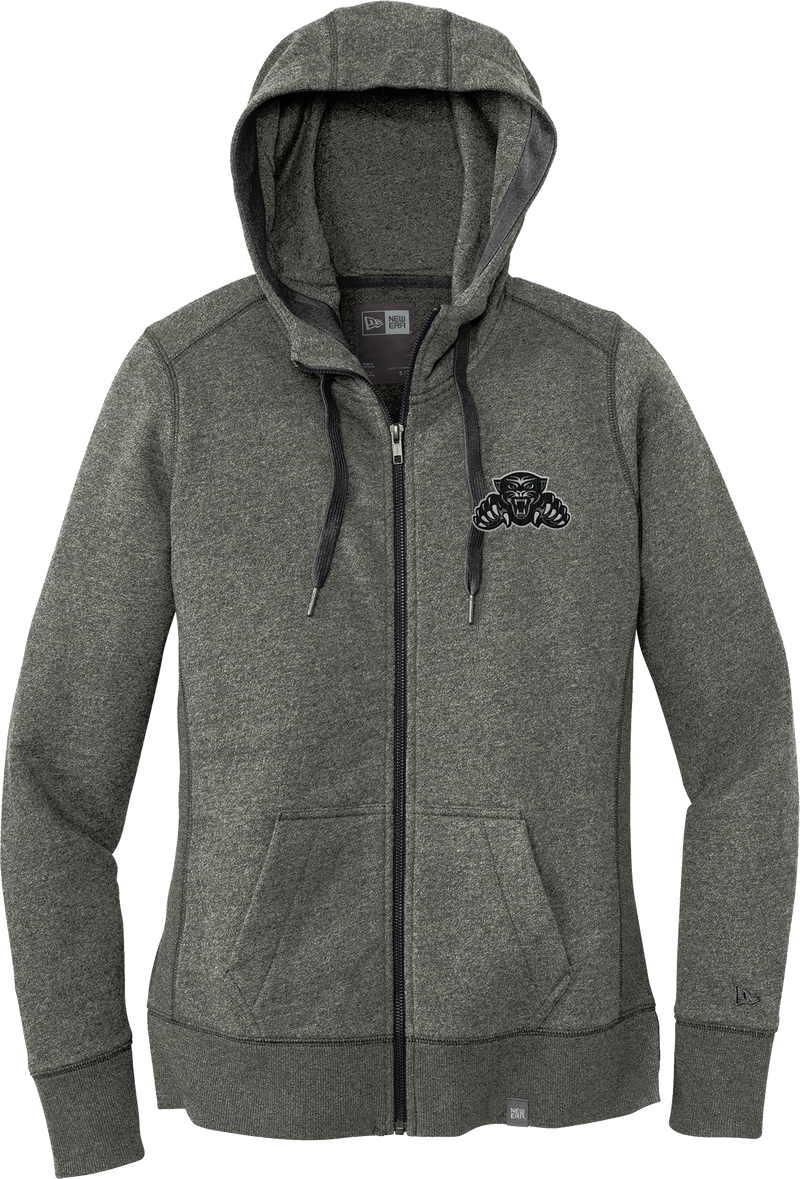 Igloo Jaguars New Era Ladies French Terry Full-Zip Hoodie