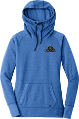 Igloo Jaguars New Era Ladies Tri-Blend Fleece Pullover Hoodie