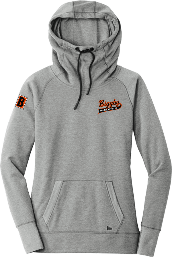 Biggby Coffee AAA New Era Ladies Tri-Blend Fleece Pullover Hoodie