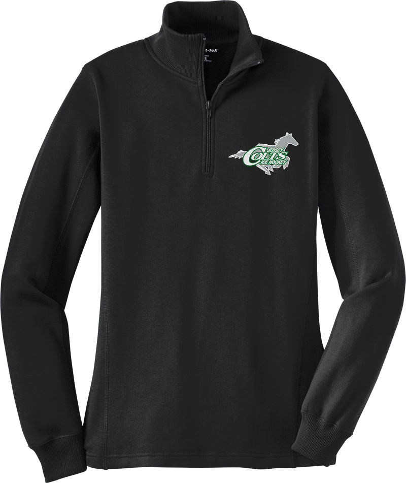 NJ Colts Ladies 1/4-Zip Sweatshirt