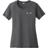 Orange County West Ladies PosiCharge Tri-Blend Wicking Scoop Neck Raglan Tee