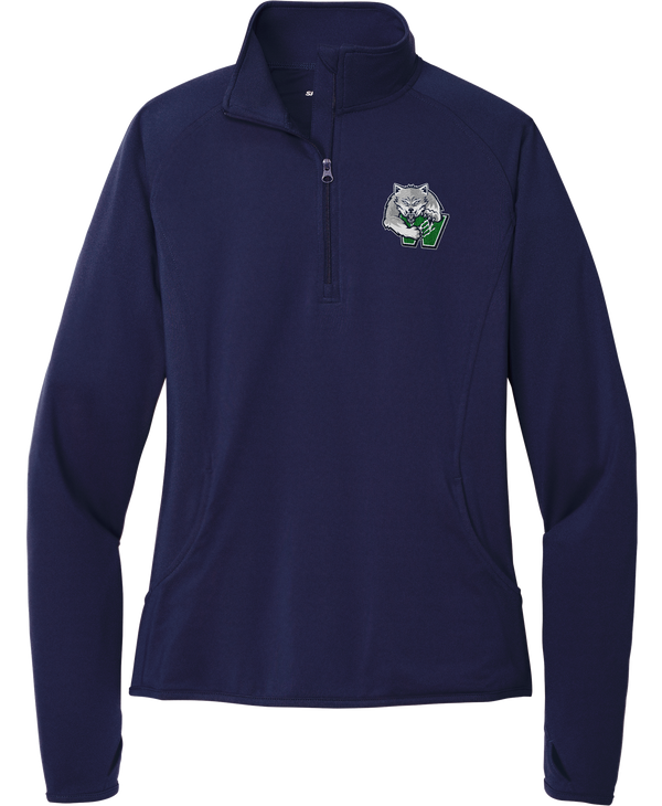 Woodbridge Wolfpack Ladies Sport-Wick Stretch 1/4-Zip Pullover