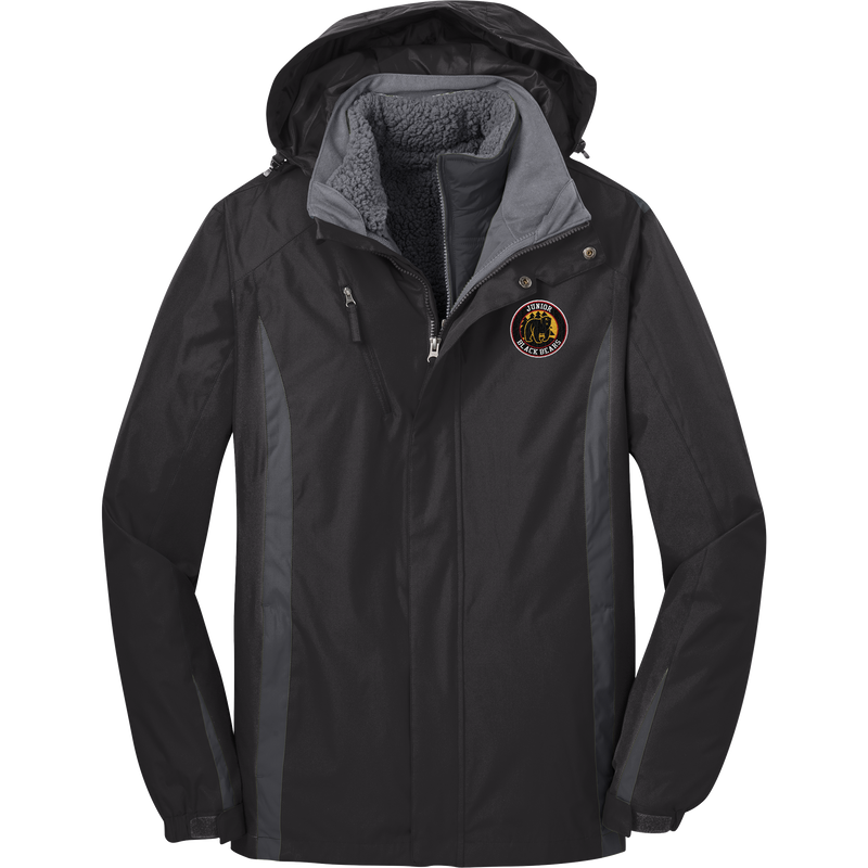 MD Jr. Black Bears Colorblock 3-in-1 Jacket