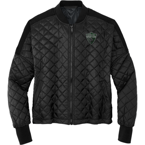 Lansing Spartans Mercer+Mettle Womens Boxy Quilted Jacket