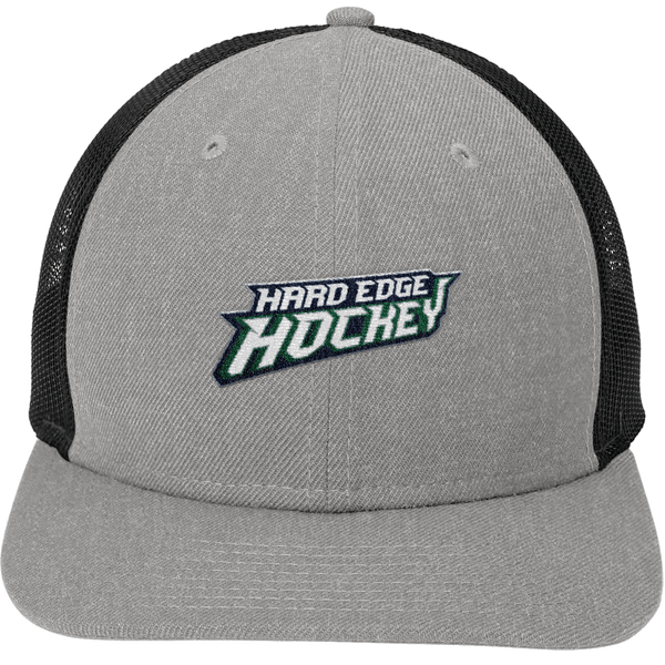 Hard Edge Hockey New Era Snapback Low Profile Trucker Cap