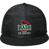 Wash U New Era Camo Flat Bill Snapback Cap