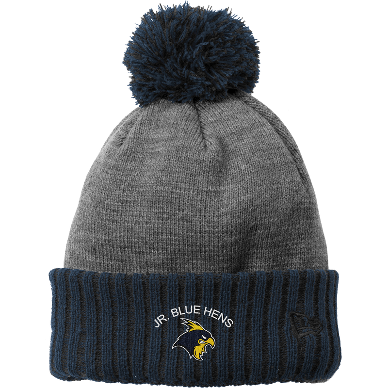 Delaware Jr. Blue Hens New Era Colorblock Cuffed Beanie