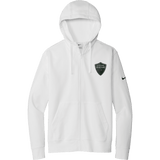 Lansing Spartans Nike Club Fleece Sleeve Swoosh Full-Zip Hoodie