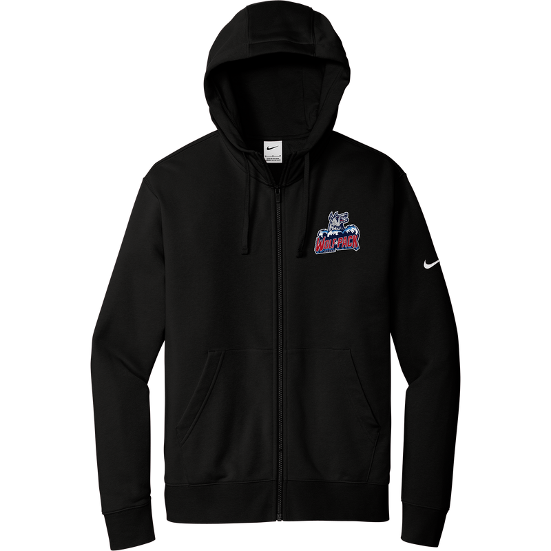 CT Wolfpack South Nike Club Fleece Sleeve Swoosh Full-Zip Hoodie