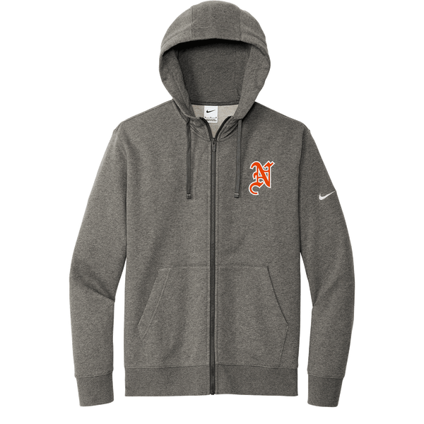 Midd North Hockey Nike Club Fleece Sleeve Swoosh Full-Zip Hoodie