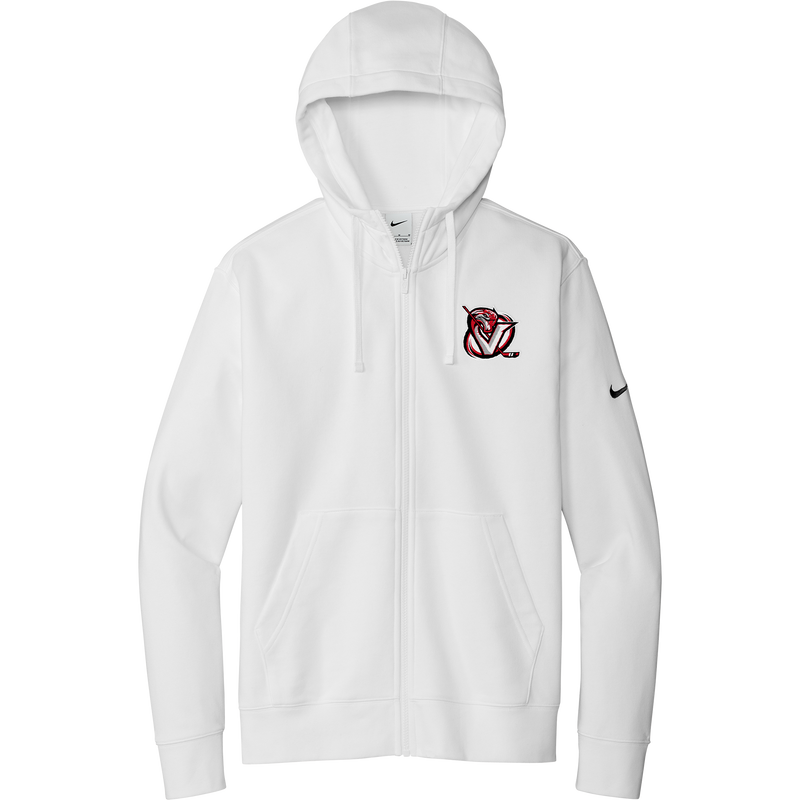 Venom Hockey Club Nike Club Fleece Sleeve Swoosh Full-Zip Hoodie