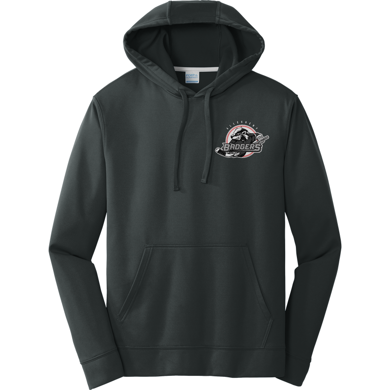 Allegheny Badgers Performance Fleece Pullover Hooded Sweatshirt