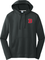 CT Bobcats Performance Fleece Pullover Hooded Sweatshirt