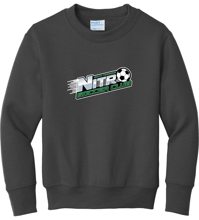 Nitro Soccer Youth Core Fleece Crewneck Sweatshirt