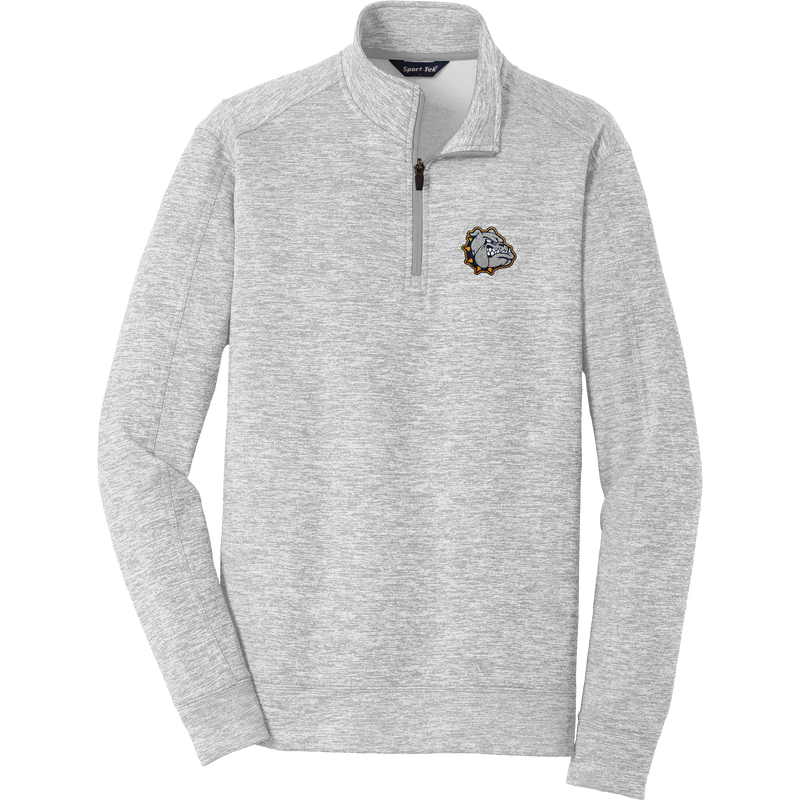 Chelsea Bulldogs PosiCharge Electric Heather Fleece 1/4-Zip Pullover