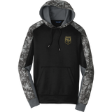 NJ Raiders Sport-Wick Mineral Freeze Fleece Colorblock Hooded Pullover