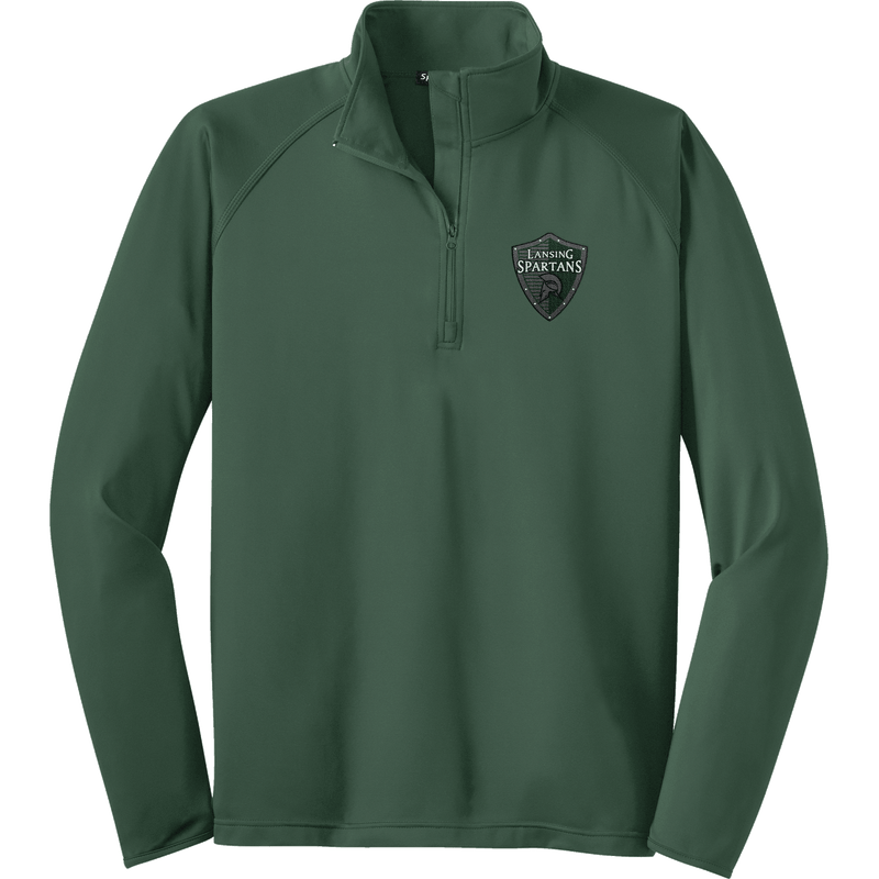 Lansing Spartans Sport-Wick Stretch 1/4-Zip Pullover