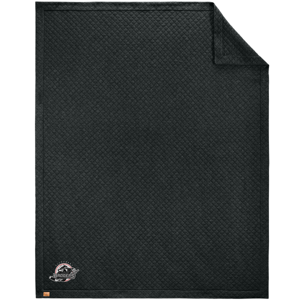 Allegheny Badgers TravisMathew Diamond Quilt Blanket