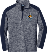 Woodridge Wild Youth PosiCharge  Electric Heather Colorblock 1/4-Zip Pullover